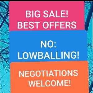 BIG SALE!! OFFERS ACCEPTED!!